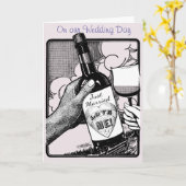 Honeymoon, wedding night, love me! Editable text カード (黄色い花)