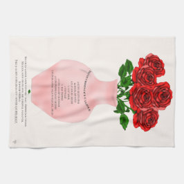 Honeymooner's Casserole Romantic Recipe Towel キッチンタオル