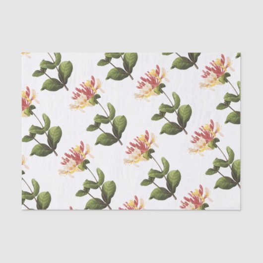 Honeysuckle Flower Pattern 薄葉紙 (正面)