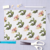 Honeysuckle Flower Pattern 薄葉紙 (クラフト)