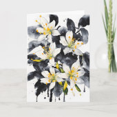 Honeysuckle - Watercolor flowers カード (正面)