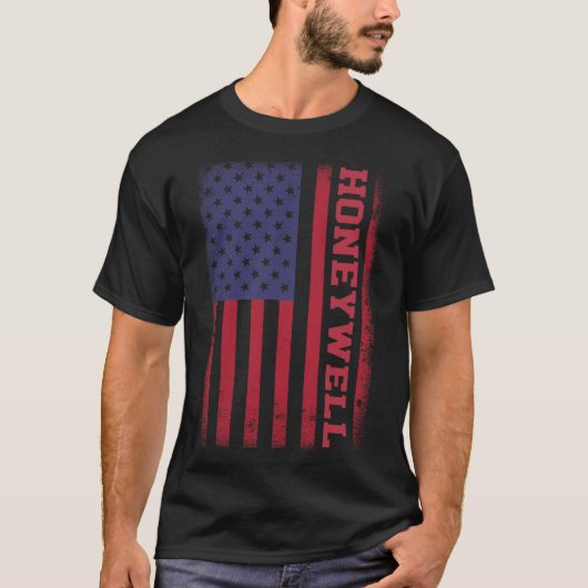HONEYWELL American Flag Tシャツ (正面)