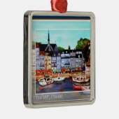 Honfleurのフランスの絵画のオーナメント メタルオーナメント (右)