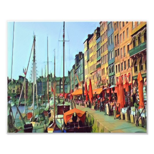 HONFLEUR – ドッキング – 表示 フォトプリント (正面)
