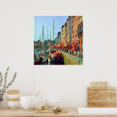 HONFLEUR – ドッキング – 表示 ポスター (キッチン)