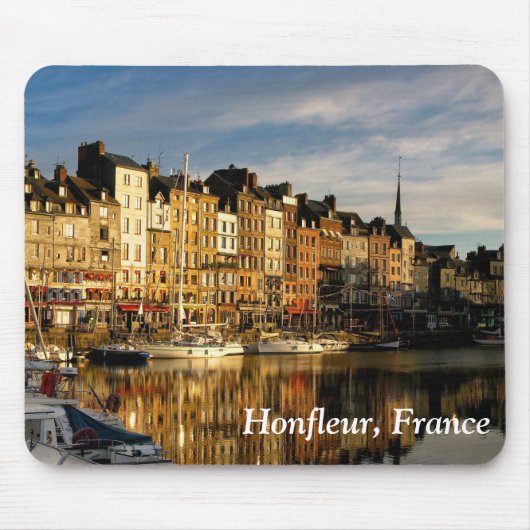 Honfleur、フランス マウスパッド (正面)