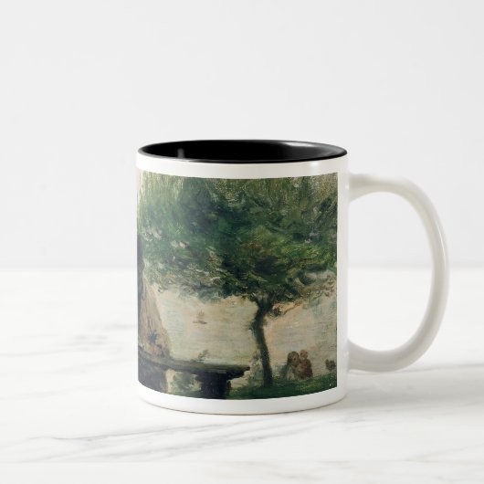 Honfleur 1875年の食事 ツートーンマグカップ (右)