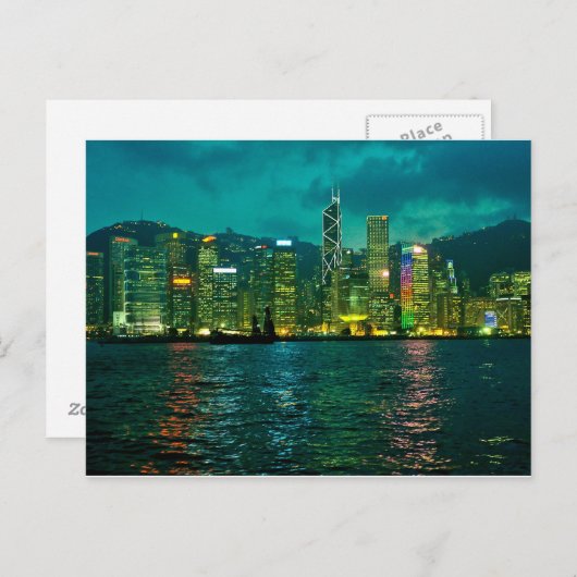 Hong Kong ポストカード (正面/裏面)