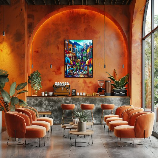 Hong Kong: Ciudad Mundial de Asia ポスター