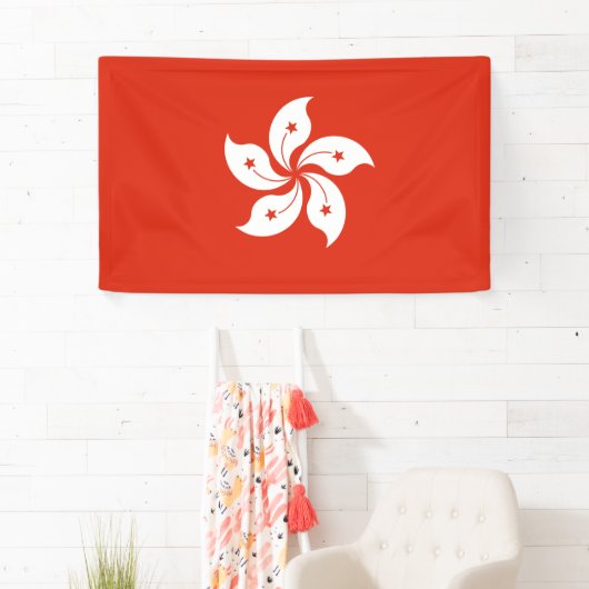 Hong Kong flag  横断幕 (インサイチュ)