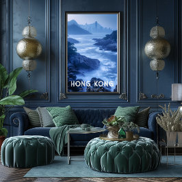 Hong Kong: La Perla de Oriente - Costa y Skyline ポスター