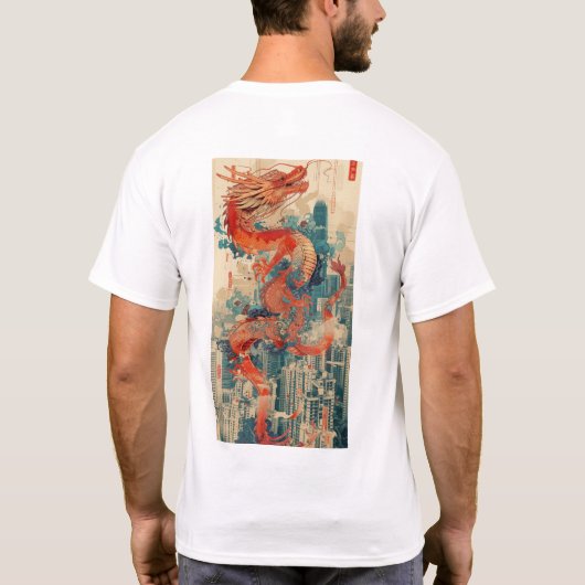 Hong Kong Peace Agon Wings T-Shirt inヴィンテージ・スタイル Tシャツ (裏面)