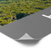 Hong Kong skyline Victoria'sPeak travel wall decor ポスター (角)