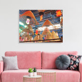 Hong Kong temple incense coils canvas print キャンバスプリント (インサイチュ (リビング))