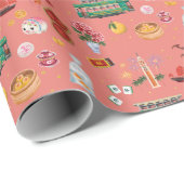 Hong Kong Wishing you Luck Wrapping Paper ラッピングペーパー (ロールコーナー)