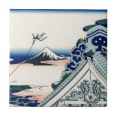 Honganjiの寺院からの日本のなヴィンテージの芸術富士 タイル (正面)