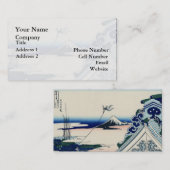 Honganjiの寺院からの日本のなヴィンテージの芸術富士 名刺 (正面/裏面)