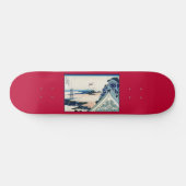 Honganji Temple in Asakusa Japan & Mt. Fuji スケートボード (横)