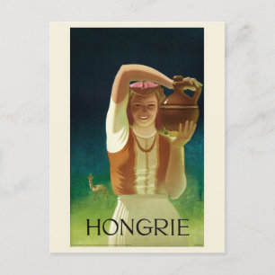 Hongrie Hungary Vintage Poster 1930s ポストカード
