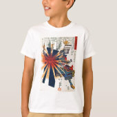 Honjo Shigenaga parriying an exploding shell Tシャツ (正面)