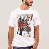 Honjo Shigenaga parriying an exploding shell Tシャツ (正面)