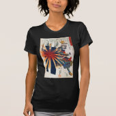 Honjo Shigenaga parriying an exploding shell Tシャツ (正面)