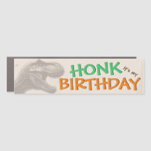 HONKそれは私の誕生日Tレックス恐竜