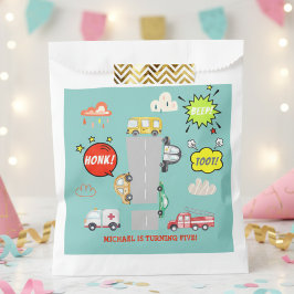 Honk beep toot車の男の子の誕生日 フェイバーバッグ