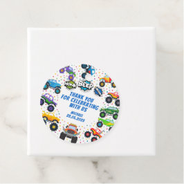 Honk beep vroomモンスタートラックの感謝してい男の子よ フェイバータグ