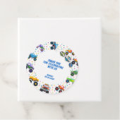 Honk beep vroomモンスタートラックの感謝してい男の子よ フェイバータグ (インサイチュ)