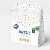 Honk beep vroomモンスタートラック男の子誕生日 フェイバーボックス (正面サイド)
