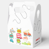 Honk beep vroom happy veicles boy birthday フェイバーボックス (オープン)