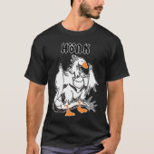 HONK Goose Dragon Metal Medieval Fantasy Magical C Tシャツ (正面)