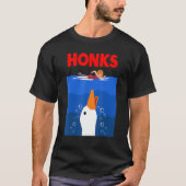 Honk Goose Duck chicken meme Idea Tシャツ (正面)