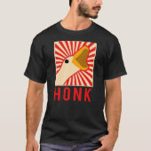 Honk goose - Funny Chicken Duck Meme Idea Tシャツ (正面)