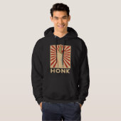 Honk goose - Funny Duck chicken meme Gift Idea パーカ (正面フル)