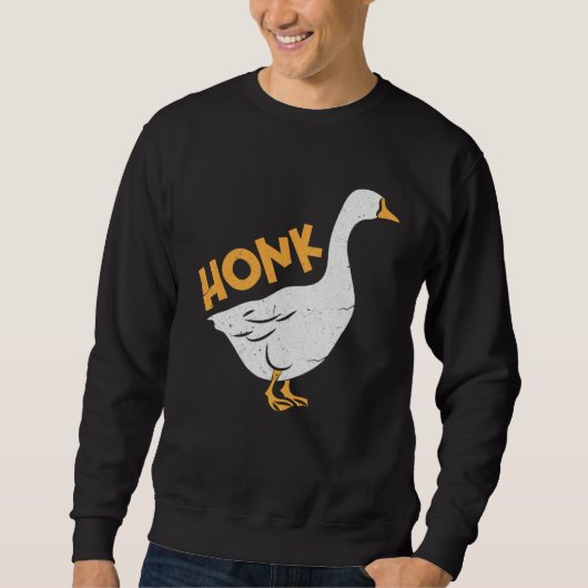 Honk Goose Gamer Meme スウェットシャツ (正面)