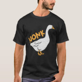 Honk Goose Gamer Meme Tシャツ (正面)