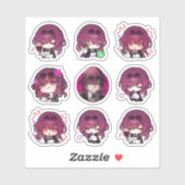 Honkai Star Rail: HSR Kafkaスタンプ シール (シート)