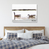 Honkers – カナダゲーゼ キャンバスプリント (インサイチュ (寝室))