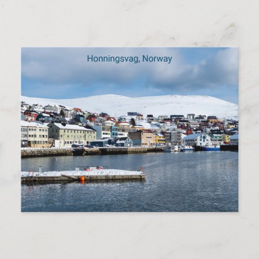 Honningsvag、ノルウェー、はがき ポストカード (正面)