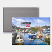Honningsvåg マグネット (正面/裏面)