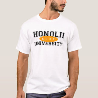 Honolii大学波ハワイ Tシャツ