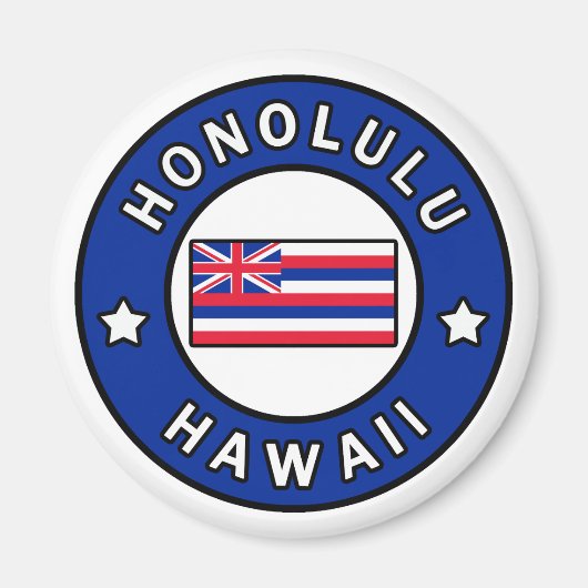 Honolulu Hawaii マグネット (正面)