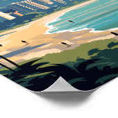 Honolulu, Hawaii: Travel Vintage ポスター (角)