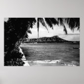 Honolulu, Hawaii - View of Diamond Head ポスター (正面)