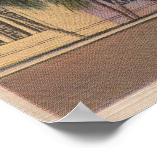 Honolulu, HIView of Bishop St.Honolulu, HI ポスター (角)