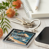 Honolulu O’aho Hawaii キーホルダー (正面右)