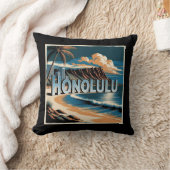 Honolulu O’aho Hawaii クッション (ブランケット)