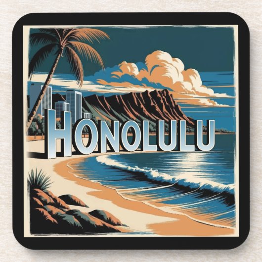 Honolulu O’aho Hawaii コースター (正面)
